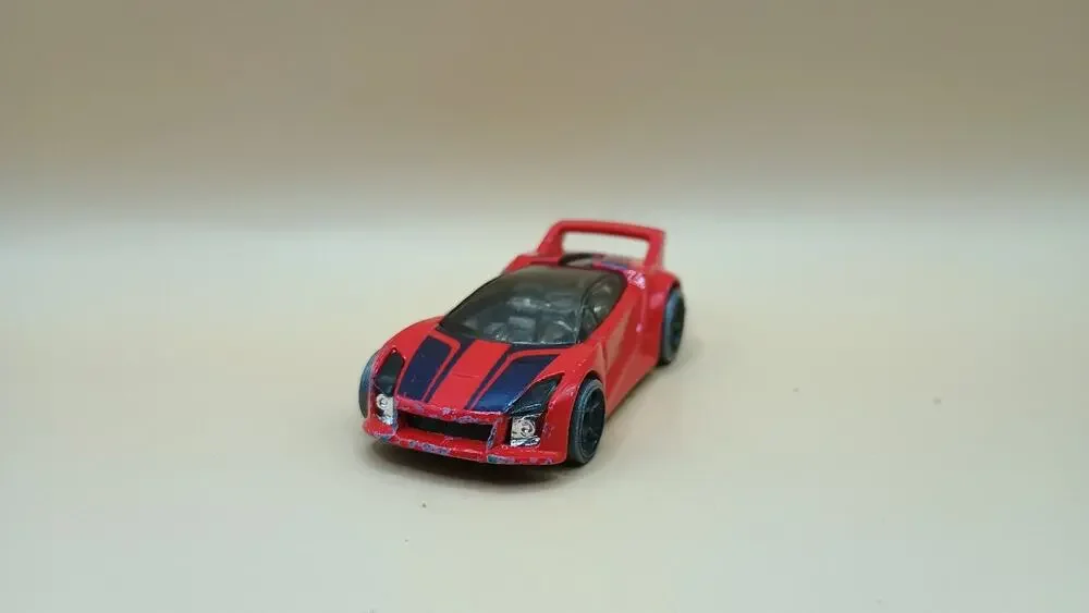 Hot Wheels 2012 Mattel Quick N Sik Red Origins Of Awesome Die Cast 1:64